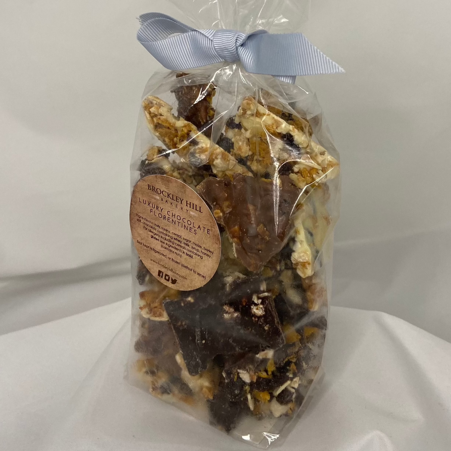 Luxury Chocolate Florentines in Cello Bag ℮275g