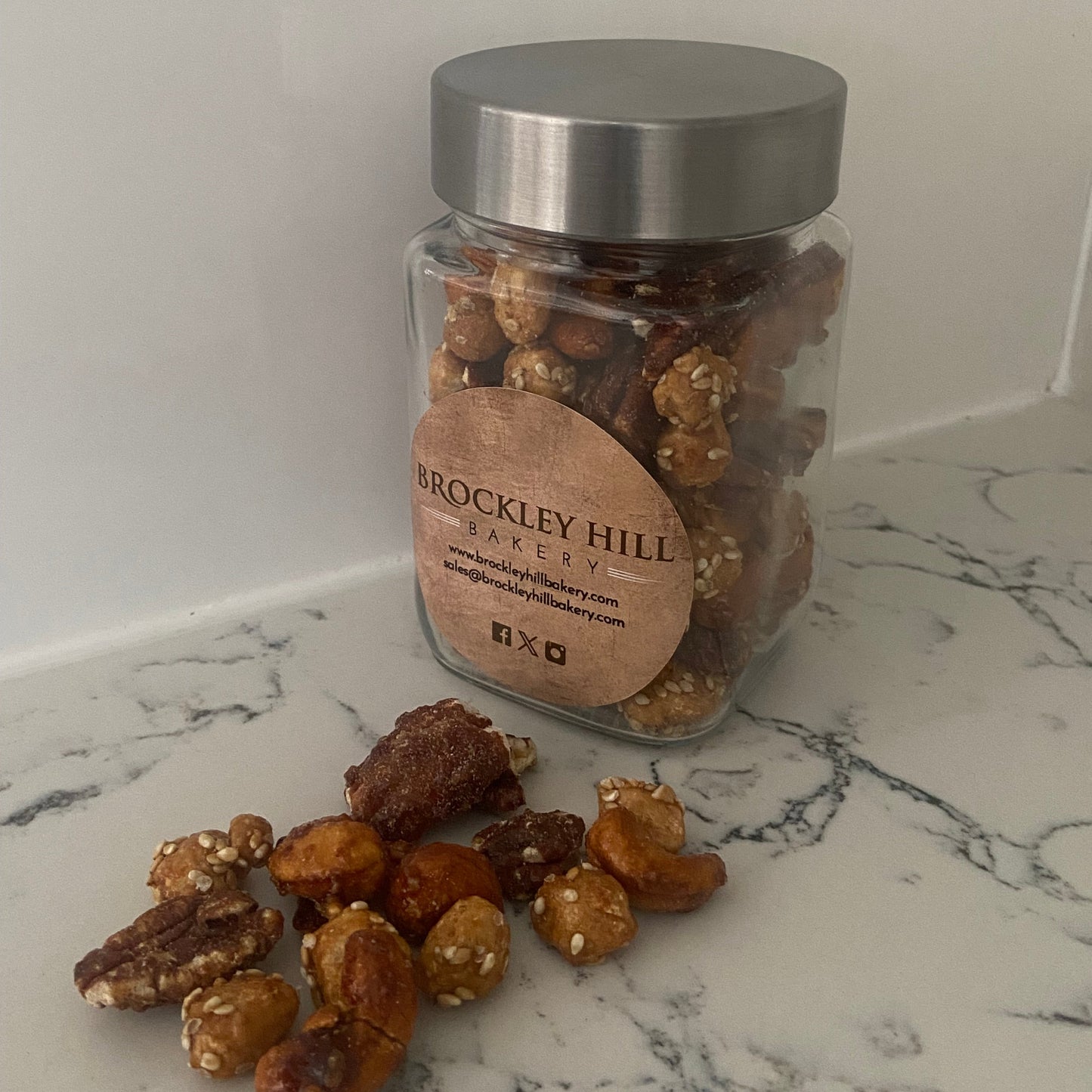 Cashews, Pecans & Peanuts with Sesame Seeds