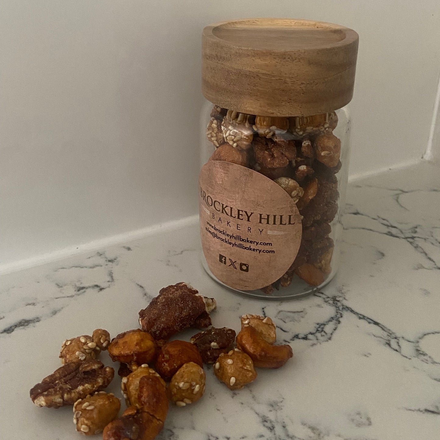 Cashews, Pecans & Peanuts with Sesame Seeds