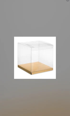 Napolitains Parve/Noir Swiss Chocolates in PVC Cube
