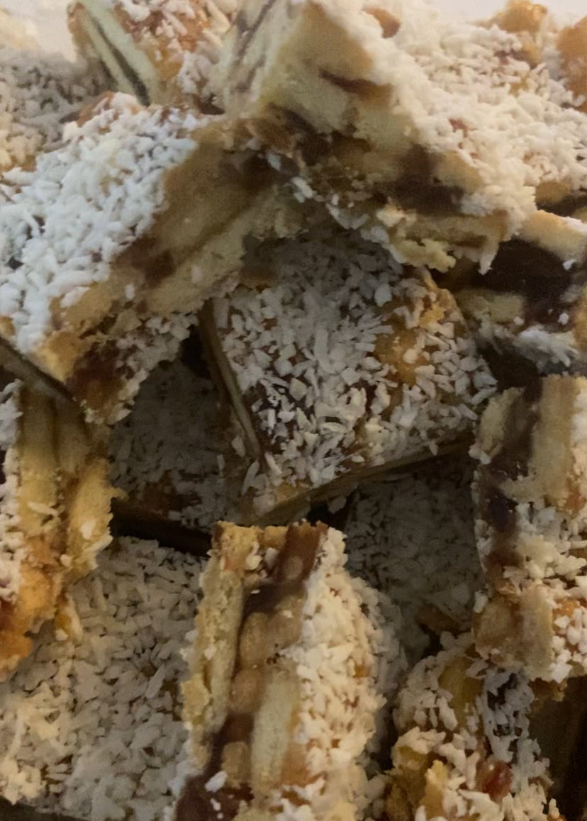 Coconut Sprinkled Date Delights (egg & dairy free)