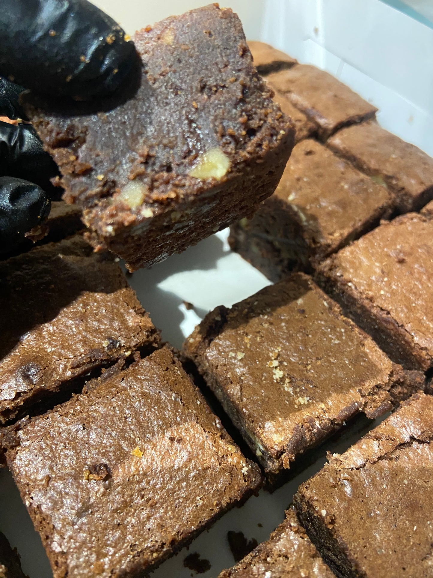 Chocolate Orange & Caramelised Walnut Brownie Cake (Gluten & Dairy Free)