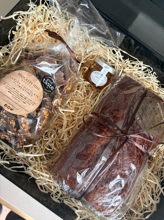 Traditional Honey Cake & MILKY Chocolate Florentine Gift Box