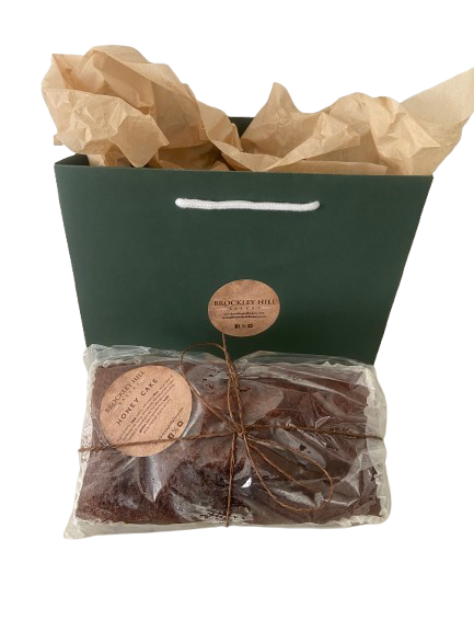 Traditional Honey Cake with Honey & Gift Bag