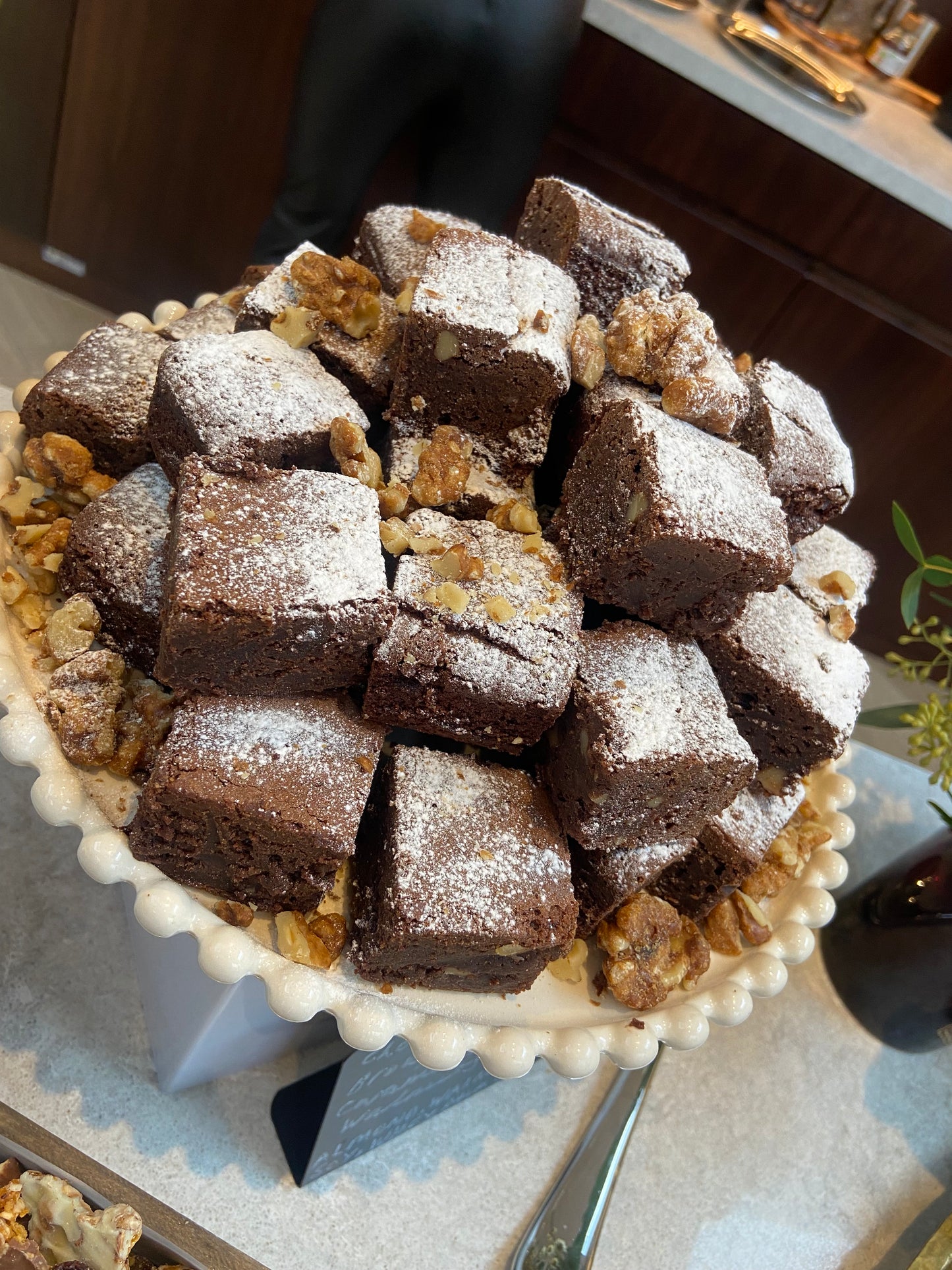 Chocolate Orange & Caramelised Walnut Brownie Cake (Gluten & Dairy Free)