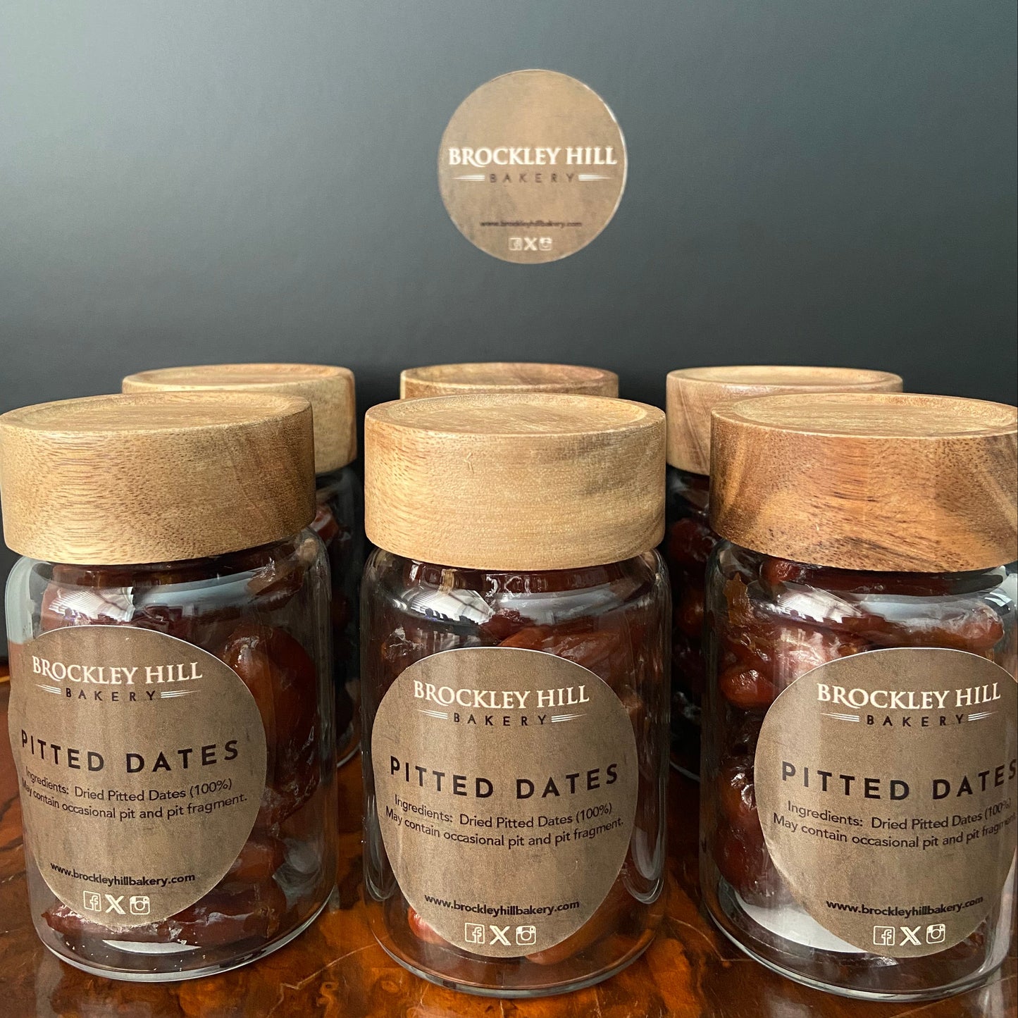 Dates in Glass Jar