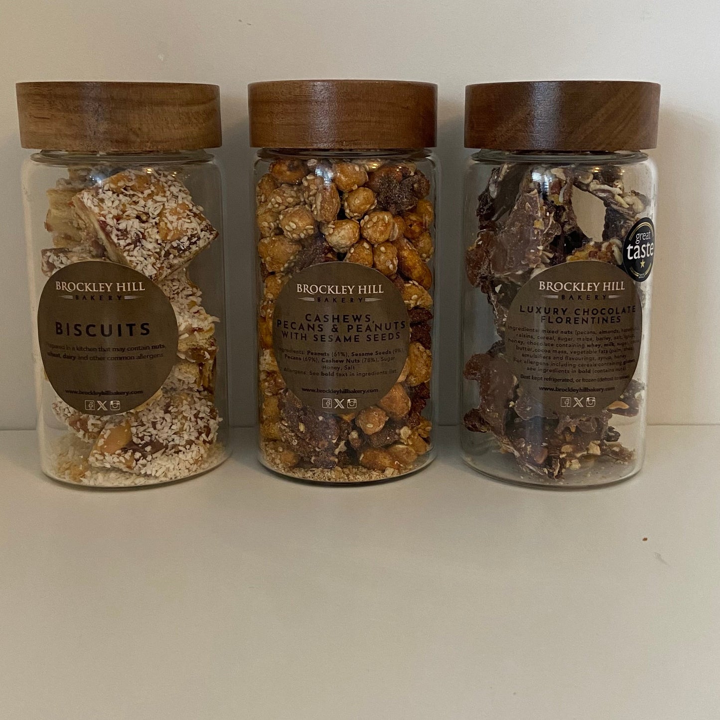 Cashews, Pecans & Peanuts with Sesame Seeds