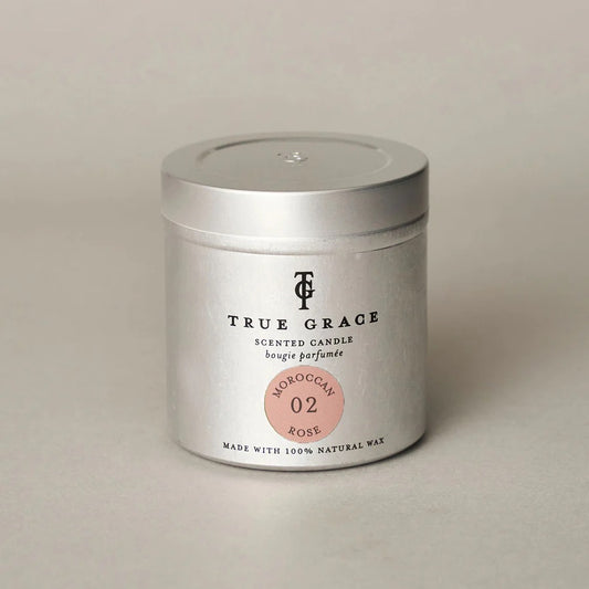 Moroccan Rose Tin Candle - True Grace